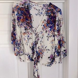 NWT Vici Dolls Tie-Front Top